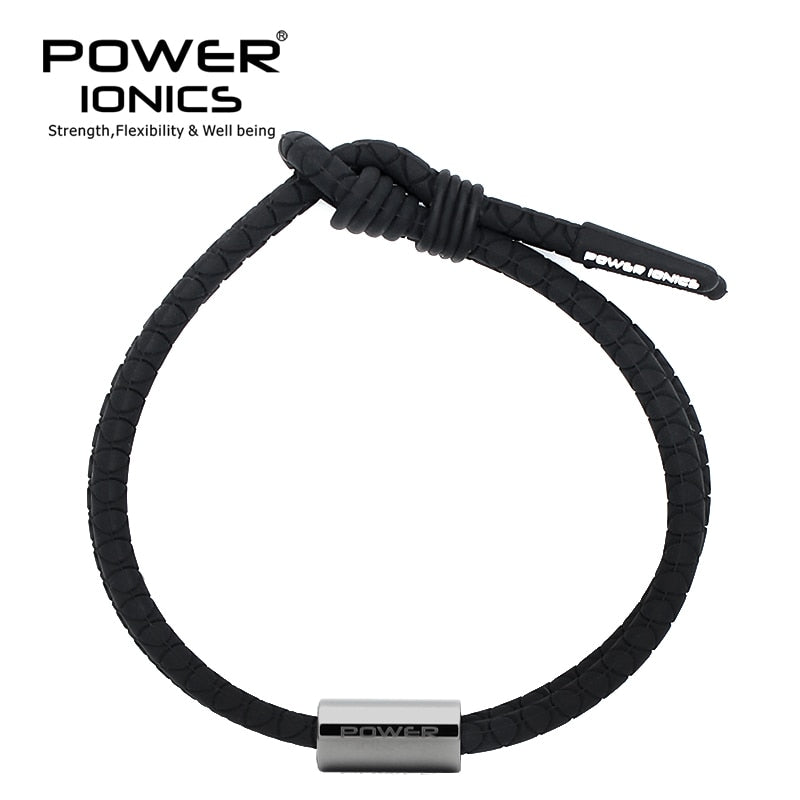 【Pre-order/ship within 7days】Power Ionics WEAVE BAND Unisex Waterproof Ions and Germanium Sports Fashion Bracelet Free Lettering Gifts