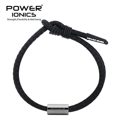 【Pre-order/ship within 7days】Power Ionics WEAVE BAND Unisex Waterproof Ions and Germanium Sports Fashion Bracelet Free Lettering Gifts