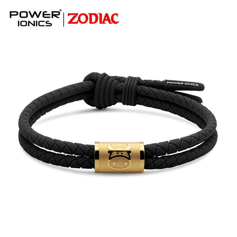 Power Ionics 12 Zodiac Waterproof Anions Sports Fashion Bracelet