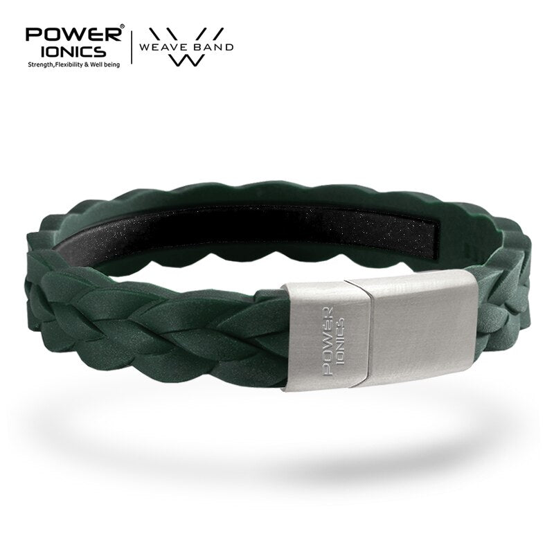 New Power Ionics 3000ions Morandi Colors Men Womens Fashion Wristband Bracelet Balance Energy Balance Human Body Free Engrave