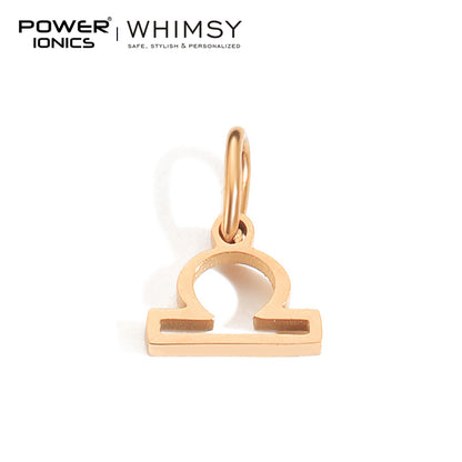 POWER IONICS Creativity Zodiac Pet Love Star Key 316 Stainless Steel Small Pendants Accessories Gifts Fits WHIMSY Series Bracelet Necklace