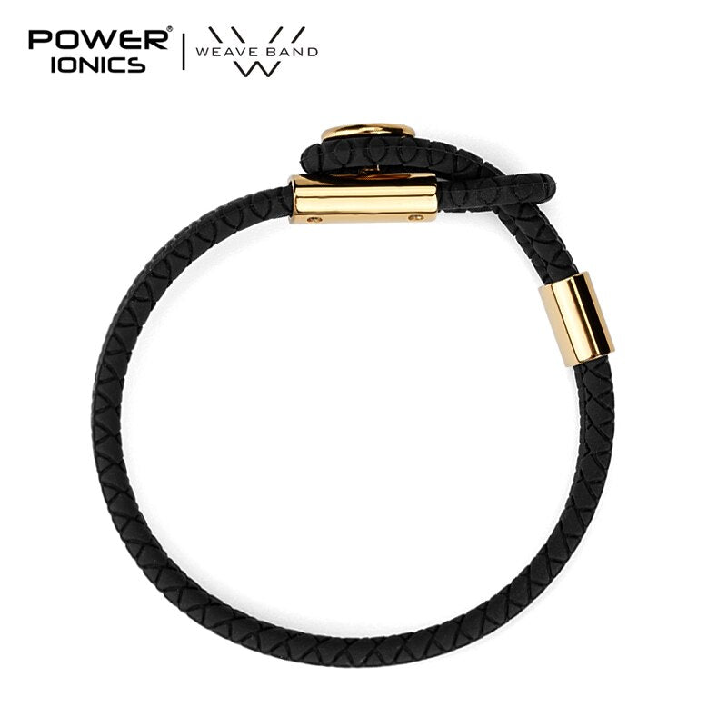 Power Ionics 2022 New WEAVE BAND Unisex Waterproof 3000Ions and Germanium Healthy Men Women Bangle Sports Fashion Bracelet