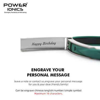 【PLUS VERSION】Power Ionics Colors 2000 Anions Magnetic Radiation Protection Unisex Waterproof Sport Fashion Bracelet Health Gift