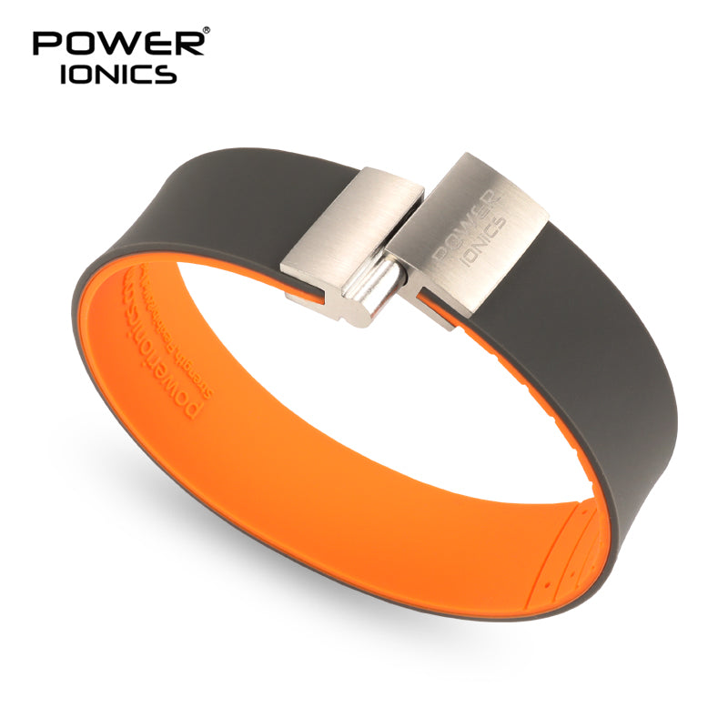 Power Ionics 3000 Anions New Ultra Bangle Tourmaline Silicone Wristband Unisex Sport Wide Bracelet Balance Energy Free Engrave