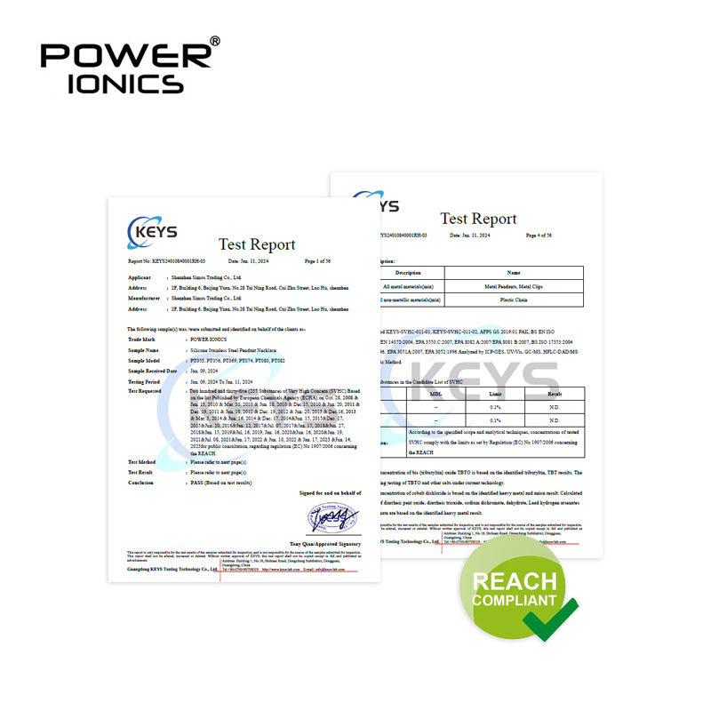 Power Ionics 3000 Anions Tourmaline Energy Bracelet - Unisex Sport Wristband for Balance and Vitality