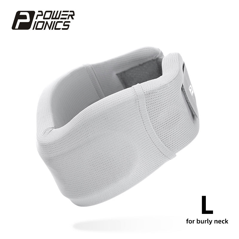POWER IONICS Breathable Neck Support Brace for Migraine Cervical Collar Work Study Neck Pain Relieve