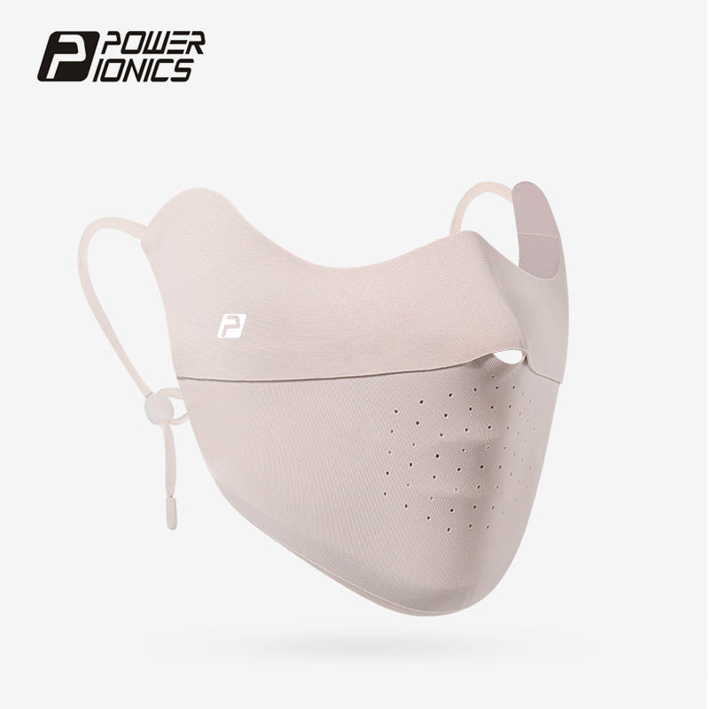 POWER IONICS Cooling Women's UV Sun Protection Face Mask UPF50+ Outdoor Running Cycling Sports Mask