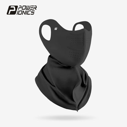 POWER IONICS Cooling Unisex UV Sun Protection Face Mask UPF50+ Outdoor Running Cycling Sports Full Neck Coverage