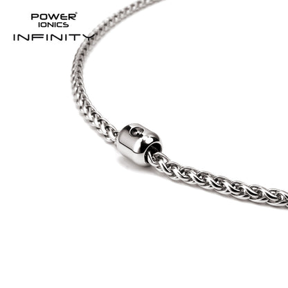 Power Ionics TAICHI Anions Silicone & Cuban Chain 4mm Men Women Magentic Bead Necklace