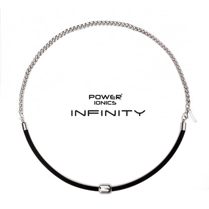 Power Ionics TAICHI Anions Silicone & Cuban Chain 4mm Men Women Magentic Bead Necklace
