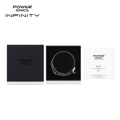Power Ionics TAICHI Anions Silicone & Cuban Chain 4mm Men Women Magentic Bead Necklace