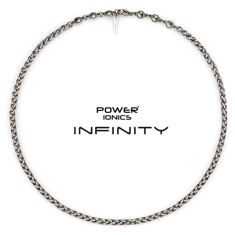 Power Ionics INFINITY Series New Trendy Cuban Chain 5mm Men Women Fashion Jewelry Health Germanium Necklace Free Engraved Gifts