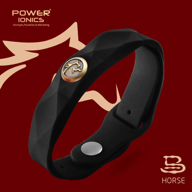 파워 아이오닉스 12 조디악 방수 음이온 스포츠 패션 3000 음이온 팔찌 