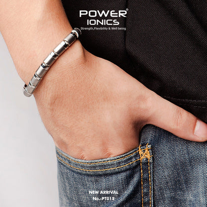 Power Ionics Titanium Fashion Bracelet