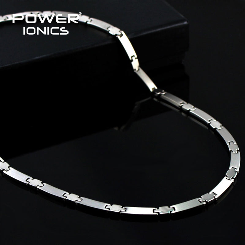 Power Ionics 100% Titanium Necklace With Germanium Balls