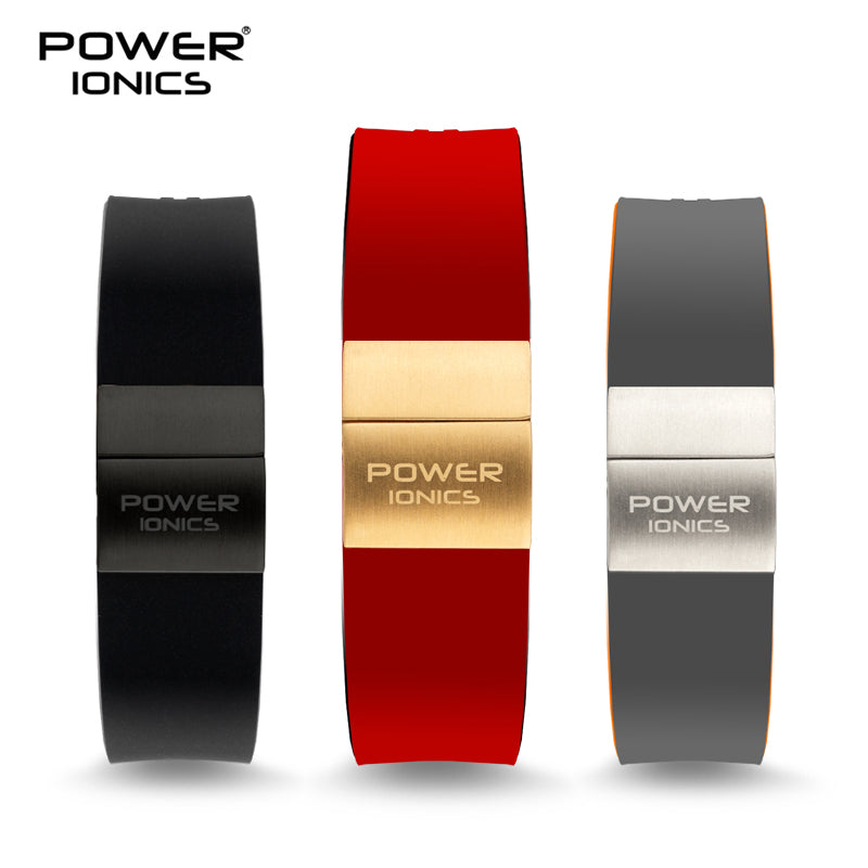 Power Ionics 3000 Anions New Ultra Bangle Tourmaline Silicone Wristband Unisex Sport Wide Bracelet Balance Energy Free Engrave