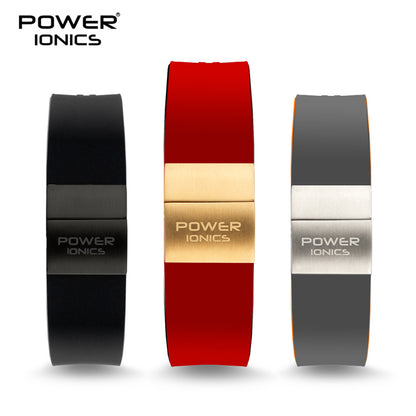 Power Ionics 3000 Anions New Ultra Bangle Tourmaline Silicone Wristband Unisex Sport Wide Bracelet Balance Energy Free Engrave