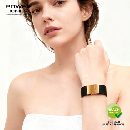 Power Ionics 3000 Anions Tourmaline Energy Bracelet - Unisex Sport Wristband for Balance and Vitality