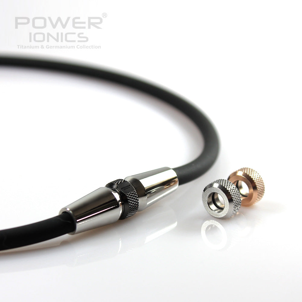 Power Ionics Full Throttle 3000 ions/cc Fashion Sports Titanium Necklace