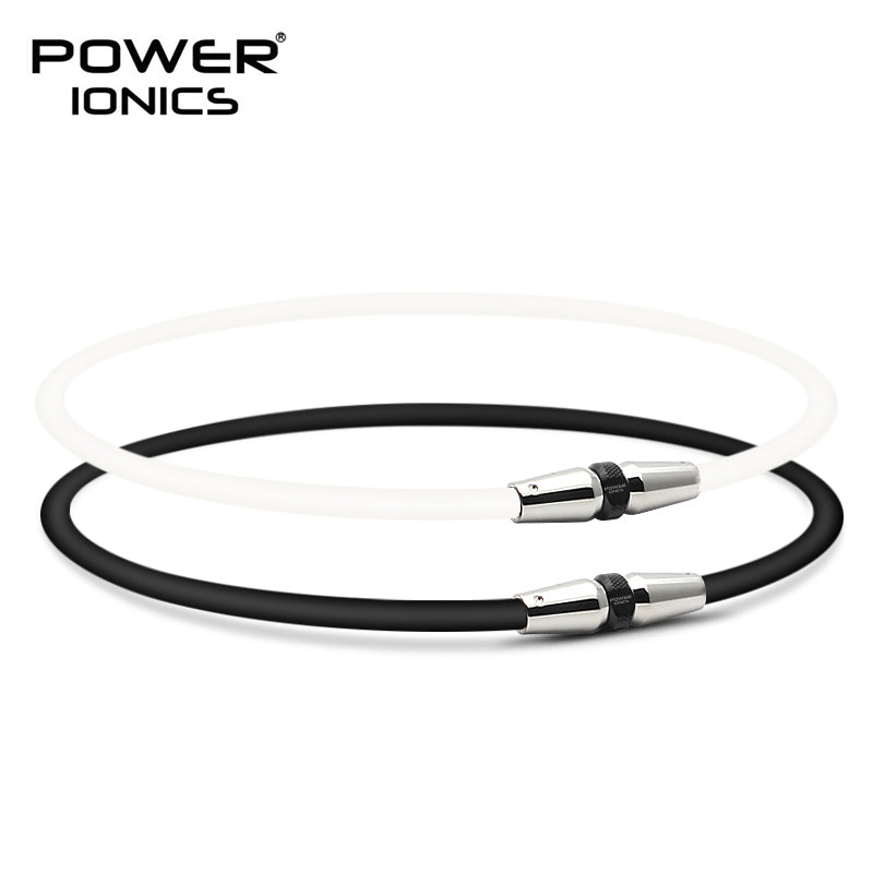 Power Ionics Full Throttle 3000 ions/cc Fashion Sports Titanium Necklace