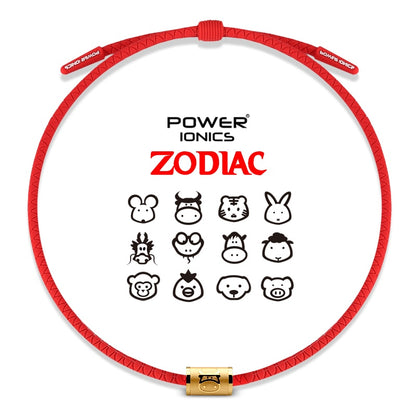 Power Ionics 12 Zodiacs Unisex Waterproof Anions Sports Fashion Necklace