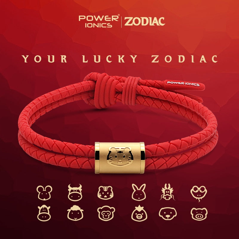 【Pre-order/ship within 7days】Power Ionics 12 Zodiac Waterproof Anions Sports Fashion Bracelet